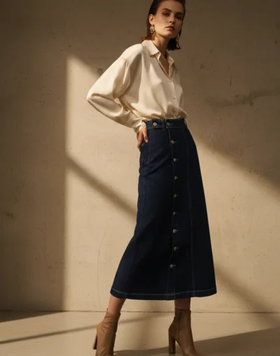 denim φούστα