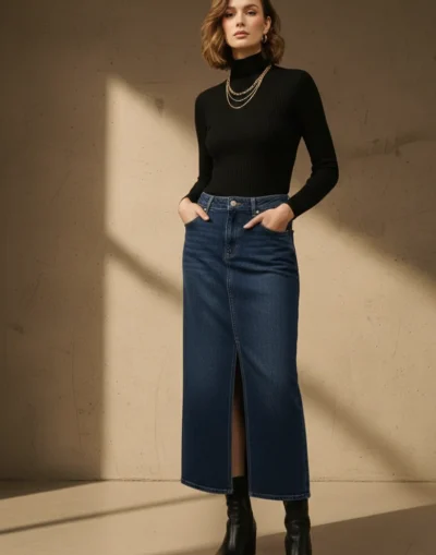 denim φούστα