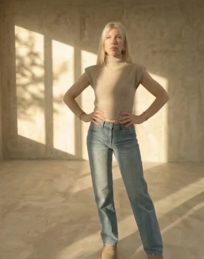 straight leg jean